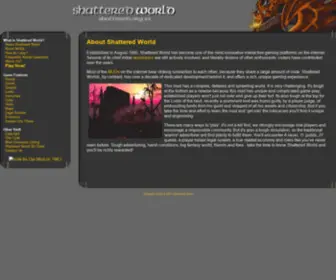 Shattered.org(Shattered World MUD) Screenshot