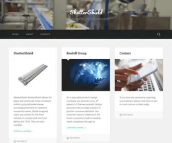 Shattershield.co.uk(Protection Against Glass Contamination) Screenshot