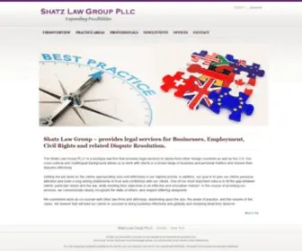 Shatzlaw.com(International and Business Law Firm) Screenshot