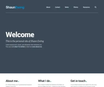 Shaun.net(Shaun Ewing) Screenshot