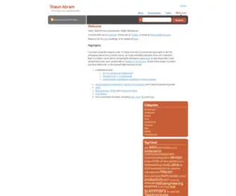 Shaunabram.com(Shaun Abram) Screenshot