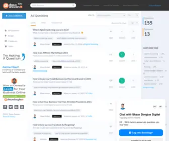 Shaunanswers.com(Grow Your Business Using Digital Tools) Screenshot