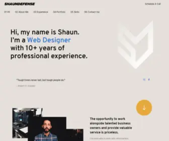 Shaundefense.com(Shaun Defense) Screenshot