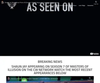 Shaunjaymagic.com(Top Raleigh Magicians Magicians in Cary NC Shaun Jay Magic) Screenshot