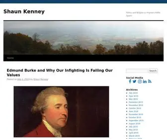 Shaunkenney.com(Shaun Kenney) Screenshot