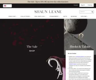 Shaunleane.com(The official website of award winning luxury jewellery designers The House of Shaun Leane) Screenshot