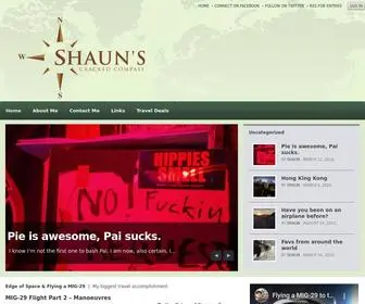 Shaunscrackedcompass.com(Shaun`s Cracked Compass) Screenshot