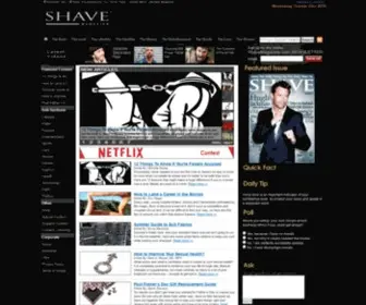 Shavemagazine.com Screenshot