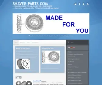 Shaver-Parts.com(Shaver Parts) Screenshot