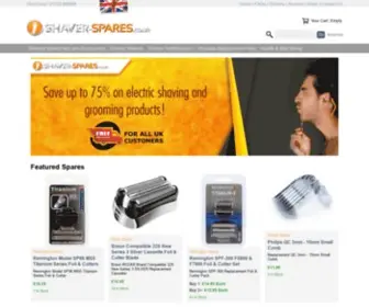 Shaver-Spares.co.uk(Electrospares.Net LTD) Screenshot