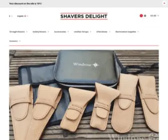 Shaversdelight.co.uk(Shaving supplies store in UK that offer a wide variety of straight razors) Screenshot