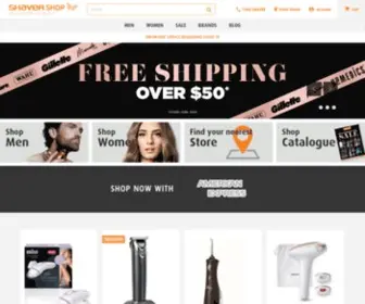 Shavershop.com.au(Shaver Shop Online) Screenshot