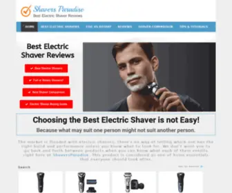 Shaversparadise.com(Shavers Paradise) Screenshot