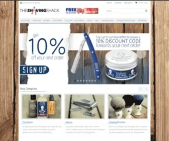 Shaving-Shack.com(Buy Shaving Brushes) Screenshot