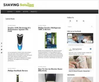 Shavingsolution.net(Shaving Solution) Screenshot