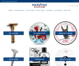 Shavingstation.co.uk(Shaving Station) Screenshot