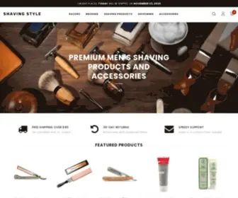 Shavingstyle.com(Shaving Style) Screenshot