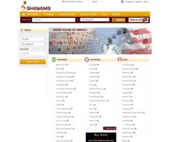 Shawams.com(Shawams Classifieds) Screenshot