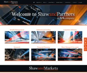 Shawandpartners.com.au(Shaw and Partners) Screenshot