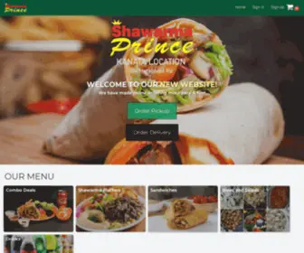 Shawarmaprincekanata.com(Shawarma Prince) Screenshot