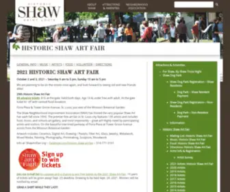 Shawartfair.org(The Historic Shaw Neighborhood) Screenshot