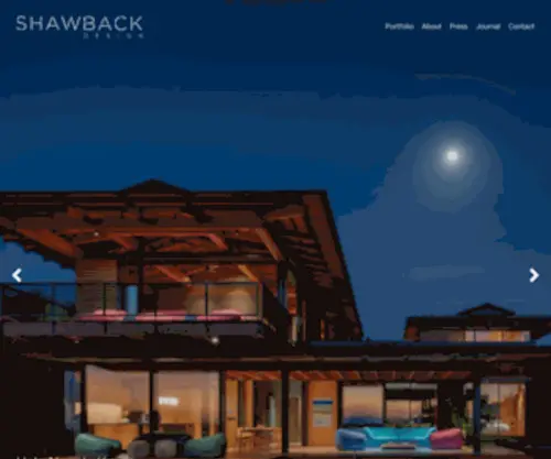 Shawbackdesign.com(Shawback Design) Screenshot