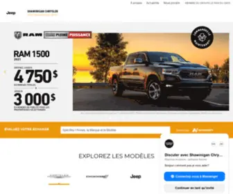 Shawiniganchrysler.com(Concession Chrysler Dodge Jeep RAM à Shawinigan) Screenshot