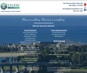 Shawlegaloffice.com(Shaw Legal Office) Screenshot