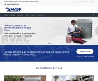 Shawmechanical.com(Shaw Air Conditioning and Heating) Screenshot