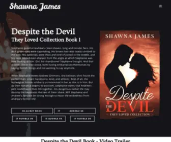 Shawnajames.com(Writer, dreamer and traveller) Screenshot