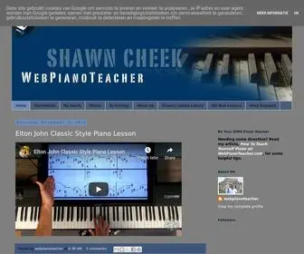 Shawncheekblog.com(WebPianoTeacher) Screenshot