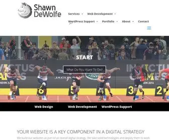 Shawndewolfe.com(WordPress Web Design) Screenshot