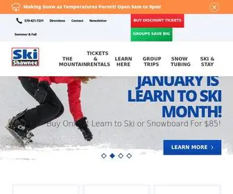 Shawneemt.com(Shawnee Mountain Ski Area) Screenshot