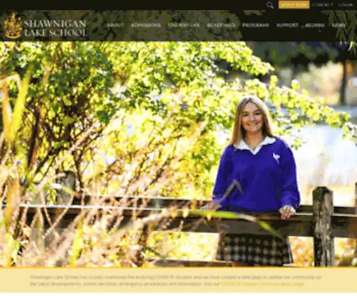 Shawnigan.ca(Shawnigan Lake School) Screenshot