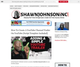 Shawnjohnsoninc.com(Helping Part) Screenshot