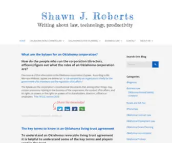 Shawnjroberts.com(Shawn J) Screenshot