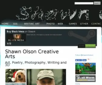 Shawnolson.net(Shawn Olson Creative Arts) Screenshot