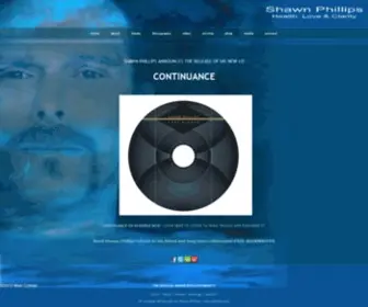 Shawnphillips.com(Shawn Phillips Music Official Website) Screenshot