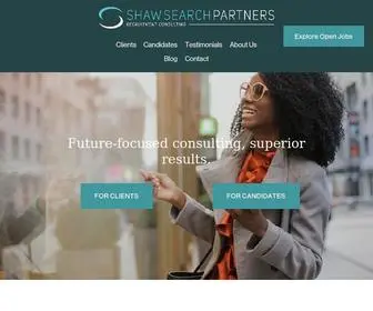 Shawsearch.com(Shaw Search Partners) Screenshot