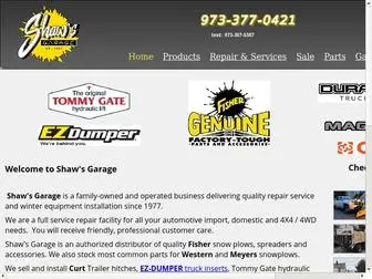 Shawsgarage.com(Shaw's Garage Home) Screenshot