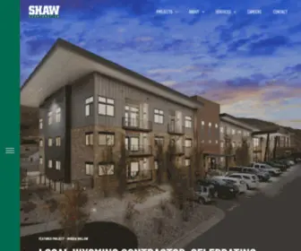 Shawwyoming.com(Shaw Construction) Screenshot