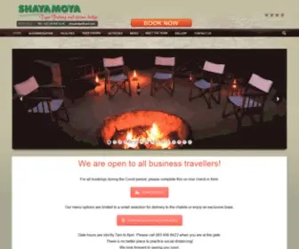 Shayamoya.co.za(Shayamoya Tiger Fishing and Game Lodge) Screenshot