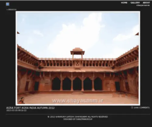 Shayasanm.ir(Agra fort agra india Autumn 2012) Screenshot