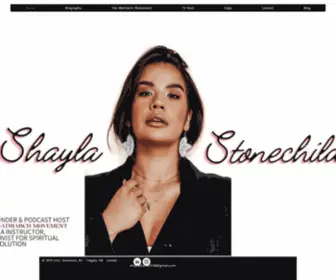 Shaylastonechild.com(Shaya Stonechild) Screenshot