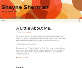 Shaynesherman.com(Shayne Sherman) Screenshot