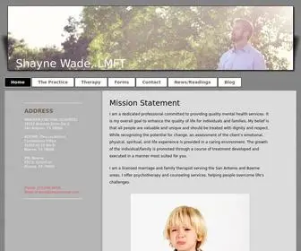 Shaynewade.com(Family Counseling Individual Counseling Children Adolescent Counseling) Screenshot