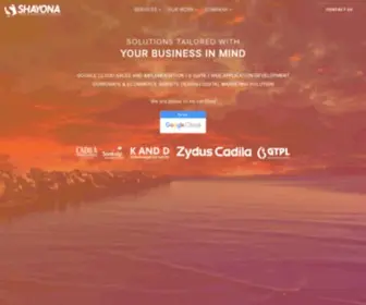 Shayona.biz(Web Design in Ahmedabad) Screenshot