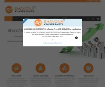 Shayonaconsultants.com(Shayona Consultants) Screenshot
