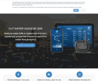 Shayp.com(Intelligent water monitoring and leak detector for businesses) Screenshot