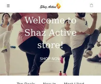 Shazactive.com(Shop for Fitness Clothes For Men & Women online) Screenshot